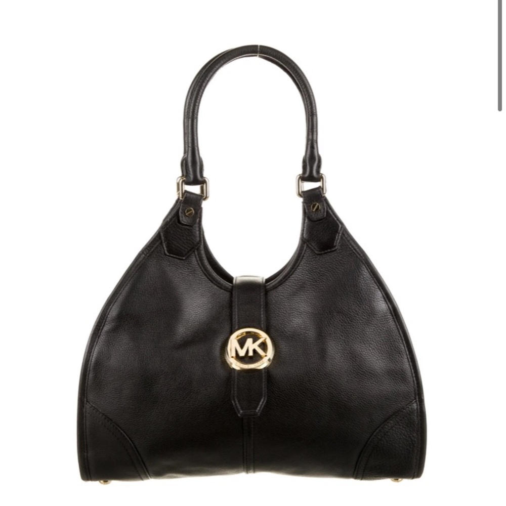 Michael Kors grained leather hobo bag